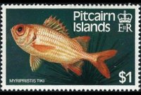 Isole Pitcairn 1984 - serie Pesci: 1 $