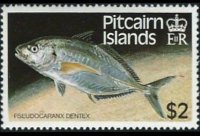 Isole Pitcairn 1984 - serie Pesci: 2 $