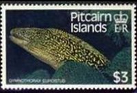 Isole Pitcairn 1984 - serie Pesci: 3 $