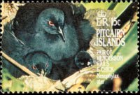 Isole Pitcairn 1995 - serie Uccelli: 15 c
