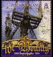 Isole Pitcairn 2007 - serie Il Bounty: 10 c