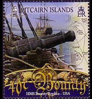 Isole Pitcairn 2007 - serie Il Bounty: 40 c