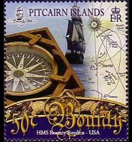 Isole Pitcairn 2007 - serie Il Bounty: 50 c