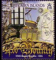 Isole Pitcairn 2007 - serie Il Bounty: 4 $