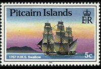 Isole Pitcairn 1988 - serie Navi: 5 c