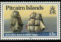 Isole Pitcairn 1988 - serie Navi: 15 c