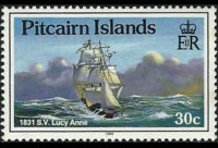 Isole Pitcairn 1988 - serie Navi: 30 c