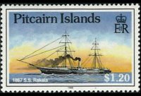 Isole Pitcairn 1988 - serie Navi: 1,20 $