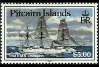 Isole Pitcairn 1988 - serie Navi: 5 $