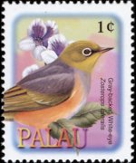 Palau 2002 - serie Uccelli: 1 c