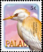 Palau 2002 - set Birds: 5 c