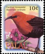 Palau 2002 - serie Uccelli: 10 c