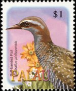 Palau 2002 - set Birds: 1 $
