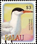 Palau 2002 - serie Uccelli: 3 $