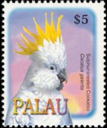 Palau 2002 - set Birds: 5 $
