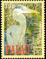 Palau 2002 - serie Uccelli: 39 c