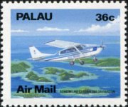 Palau 1989 - serie Aereoplani: 36 c