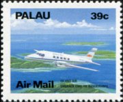 Palau 1989 - serie Aereoplani: 39 c