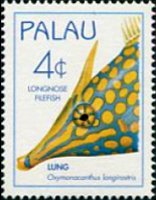 Palau 1995 - set Fish: 4 c