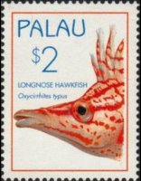 Palau 1995 - set Fish: 2 $