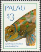 Palau 1995 - set Fish: 3 $