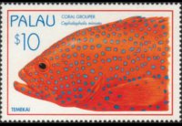Palau 1995 - serie Pesci: 10 $