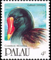 Palau 1991 - set Birds: 4 c