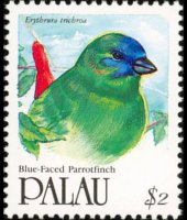 Palau 1991 - set Birds: 2 $