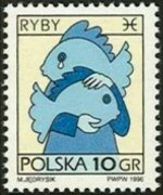 Poland 1996 - set Zodiacal signs: 10 gr