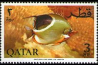 Qatar 1965 - serie Pesci: 3 np