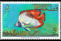 Qatar 1965 - serie Pesci: 5 r