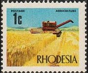Rhodesia 1970 - serie Industria e vedute: 1 c