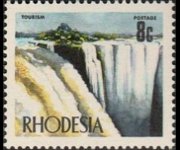 Rhodesia 1970 - serie Industria e vedute: 8 c