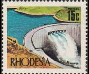Rhodesia 1970 - serie Industria e vedute: 15 c