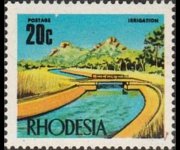 Rhodesia 1970 - serie Industria e vedute: 20 c