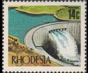 Rhodesia 1970 - serie Industria e vedute: 14 c