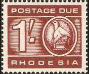 Rhodesia 1967 - serie Uccello di Zimbabwe: 1 sh