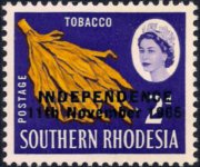 Rhodesia 1966 - serie Soggetti vari - soprastampati: 2 p