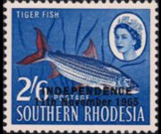 Rhodesia 1966 - serie Soggetti vari - soprastampati: 2'6 sh