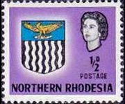 Rhodesia del nord 1963 - serie Stemma: ½ p