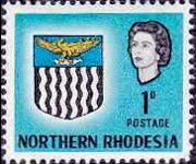 Rhodesia del nord 1963 - serie Stemma: 1 p