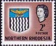 Northern Rhodesia 1963 - set Arms: 2 p
