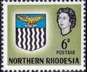 Rhodesia del nord 1963 - serie Stemma: 6 p