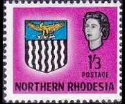 Rhodesia del nord 1963 - serie Stemma: 1'3 sh