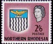 Rhodesia del nord 1963 - serie Stemma: 2'6 sh