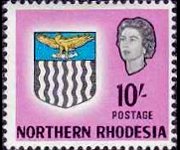Rhodesia del nord 1963 - serie Stemma: 10 sh