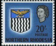 Rhodesia del nord 1963 - serie Stemma: 20 sh
