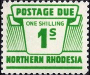 Rhodesia del nord 1963 - serie Cifra: 1 sh