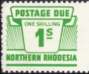 Rhodesia del nord 1963 - serie Cifra: 1 sh