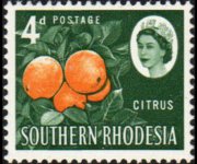 Rhodesia del sud 1964 - serie Soggetti vari: 4 p